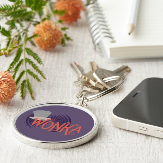 Wonka Spiral Logo Sleutelhanger (Zijkant)