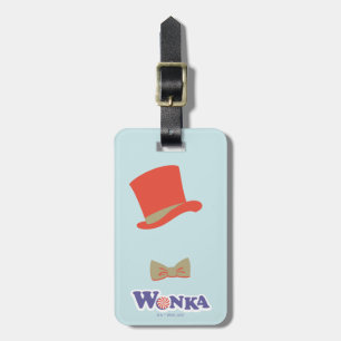 Wonka Top Hat & Bow Stropdas Bagagelabel
