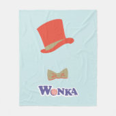 Wonka Top Hat & Bow Stropdas Fleece Deken (Voorkant)