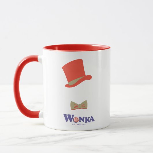 Wonka Top Hat & Bow Stropdas Mok (Links)