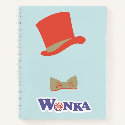 Wonka Top Hat & Bow Stropdas Notitieboek (Voorkant)
