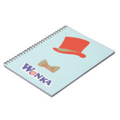 Wonka Top Hat & Bow Stropdas Notitieboek (Linkerzijde)