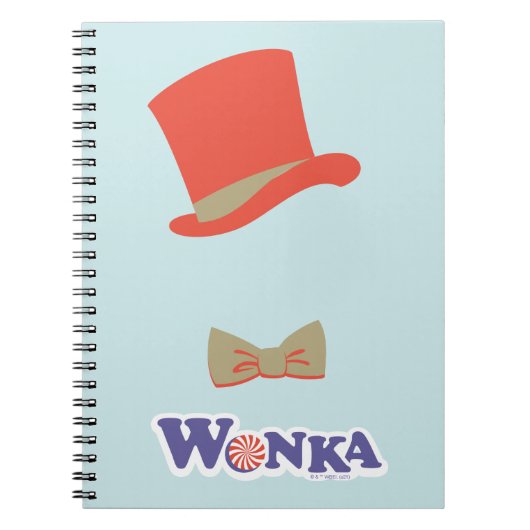 Wonka Top Hat & Bow Stropdas Notitieboek (Voorkant)