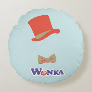 Wonka Top Hat & Bow Stropdas Rond Kussen