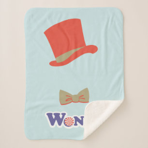 Wonka Top Hat & Bow Stropdas Sherpa Deken