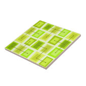 Wonky Deuren Kleiner Chartreuse Tegeltje (Zijkant)