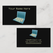 Wonky-laptop Visitekaartje (Voorkant / Achterkant)