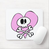 Wonky Skull Muismat (Met muis)