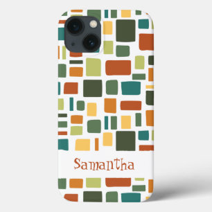 Wonky Squares & Retangs iPhone 13 Hoesje