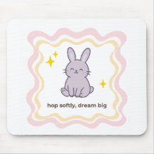 Wonky Zoo Bunny Mousepad