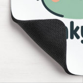 Wonky Zoo Cat Mousepad | Funny Desk Accessoire Muismat (Hoek)