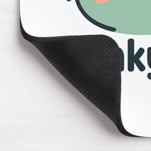 Wonky Zoo Cat Mousepad | Funny Desk Accessoire Muismat (Hoek)