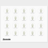 Wonky Zoo Lovely Snowdrops Sticker (Feuille)