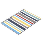 wonz stripes nautical By Shirt to Design Notitieboek (Linkerzijde)