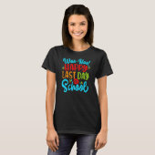 Woo Hoo Happy Last Day Fun Teacher T-shirt (Voorkant volledig)