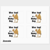 Woo hoo! Het is een bulpdag Rechthoekige Sticker (Vel)