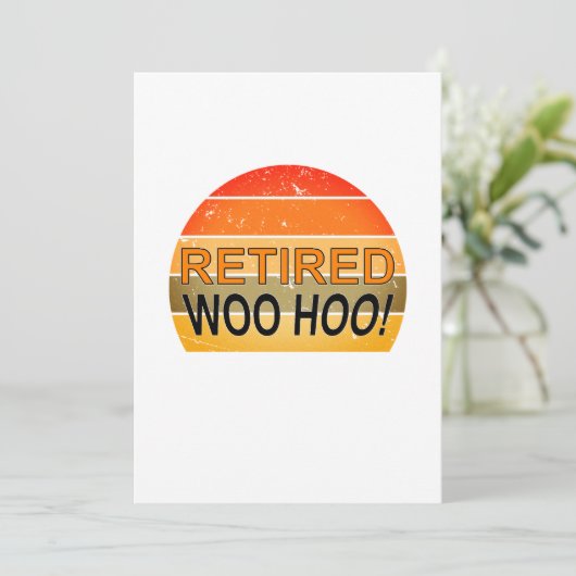 Woo Hoo, in ruste, met  zonnemagneet Kaart (Staand voorkant)
