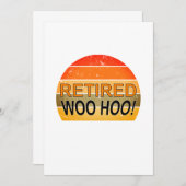 Woo Hoo, in ruste, met  zonnemagneet Kaart (Voorkant / Achterkant)