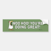 WOO HOO! JE DOET GROOT! Sandra Boynton Bumpersticker (Voorkant)