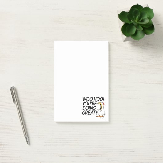 WOO HOO! JE DOET GROOT! Sandra Boynton Post-it® Notes (Kantoor)
