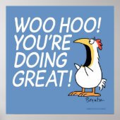 WOO HOO! JE DOET GROOT! Sandra Boynton Poster (Voorkant)