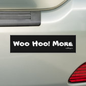 WOO HOO MEER Bumpersticker (Op auto)