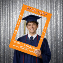 Woo Hoo Universiteit Afstuderen Oranje Wit