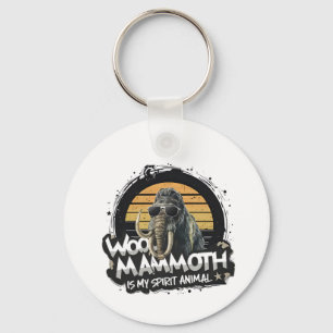 Woo Mammoet Is Mijn Geestdier Kunst Sleutelhanger