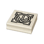 Wood Adinkra (Service en Leiderschap) Rubber Stamp Rubberstempel (Stempel)