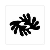 Wood Adinkra (Vrede en Harmonie) Rubber Stamp Rubberstempel (Afrduk)