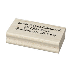 Wood Art Stamp Rubberstempel