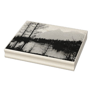 Wood Art Stamp Rubberstempel