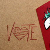 Wood Art Stamp Rubberstempel