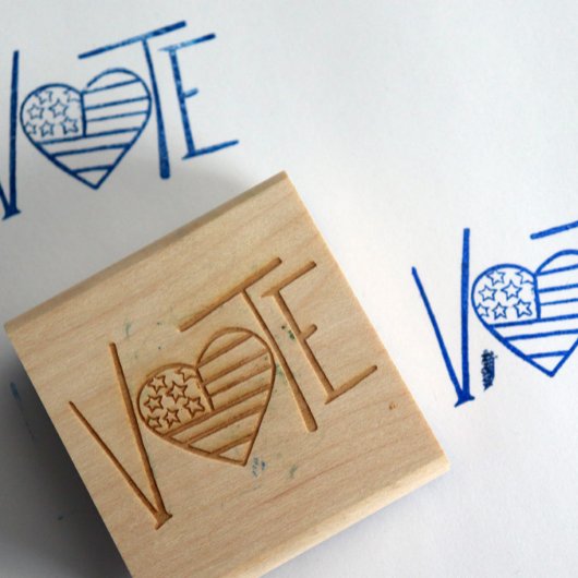 Wood Art Stamp Rubberstempel