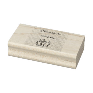 Wood Art Stamp Rubberstempel