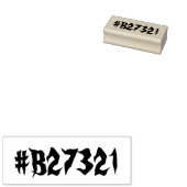 Wood Art Stamp Rubberstempel (Gestempeld)