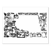 Wood Art Stamp Rubberstempel (Afrduk)