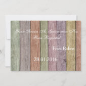 Wood Background Suitup Ik ben m'n groomsman Kaart (Achterkant)