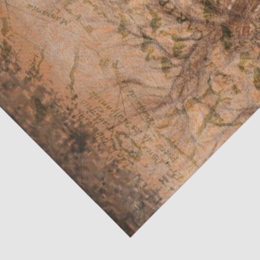 Wood Barn Chicken Decoupage Tissuepapier (Detail)