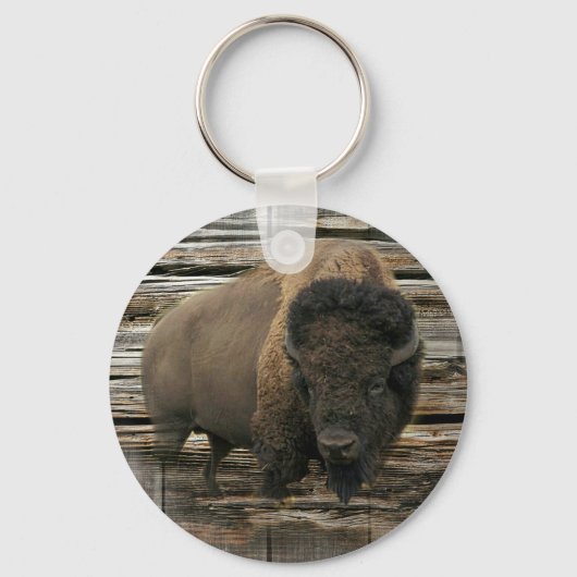Wood Bison Sleutelhanger (Voorkant)
