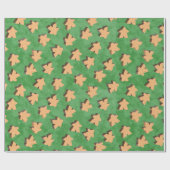 Wood board Game Meeples on Green Cadeaupapier (Vlak)