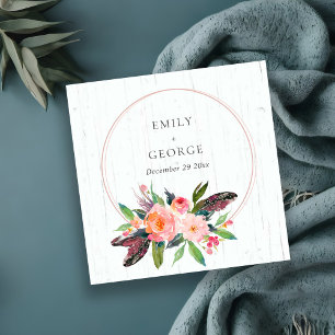 WOOD BOHO BLUSH FLORAL WREATH WEBSITE RSVP VIERKANTE VISITEKAARTJE