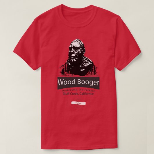 Wood Booger Bigfoot T-shirt (Design voorkant)