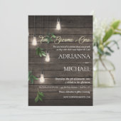 Wood Christian Religion Faire-part de mariage (Debout devant)