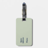 Wood Colorado vlag bagagelabel (Achterkant verticaal)