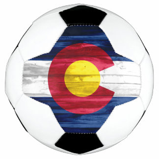 Wood Colorado vlag voetbal