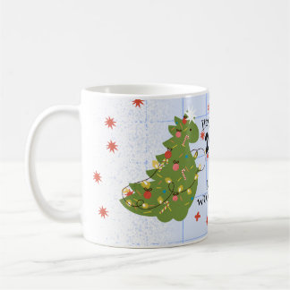 Wood Dragon Blue Koffiemok