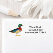 Wood Duck Drake Label (Insitu)