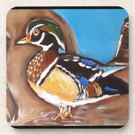 WOOD DUCK ONDERZETTER (Voorkant)