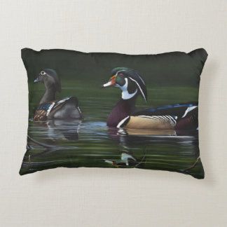 Wood Duck Pillow Accent Kussen